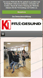 Mobile Screenshot of k1-fitundgesund.de